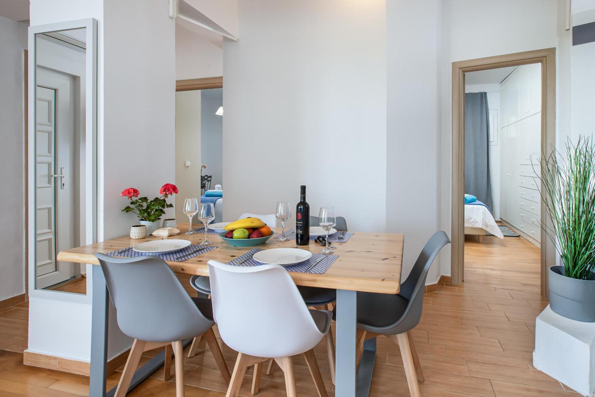 Dimitra Apartment With Private Pool And Sea View -The Ground Floor Of A Two Storey Building Daratsos Dış mekan fotoğraf