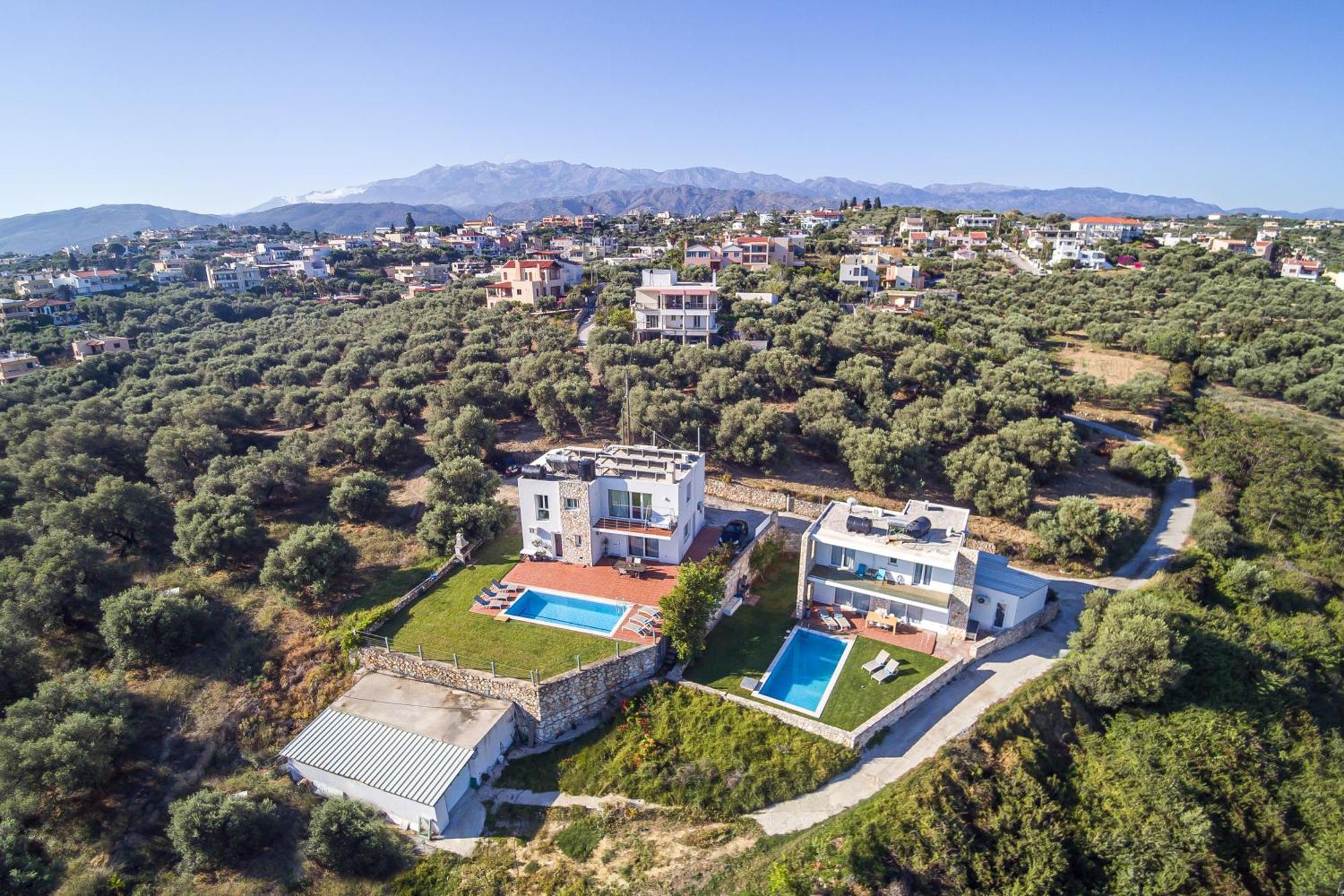Dimitra Apartment With Private Pool And Sea View -The Ground Floor Of A Two Storey Building Daratsos Dış mekan fotoğraf